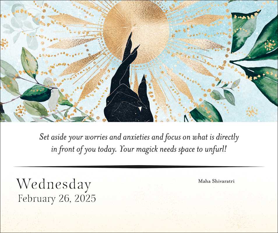 Year of the Witch 2025 Day-to-Day Calendar by Temperance Alden: Calendar; 640 pages / English