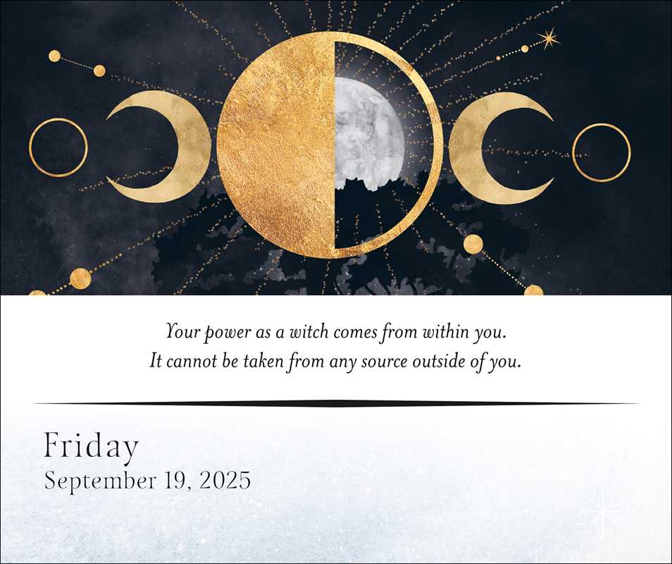 Year of the Witch 2025 Day-to-Day Calendar by Temperance Alden: Calendar; 640 pages / English