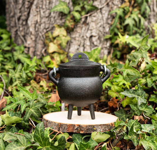 Cast Iron Cauldron with Lid